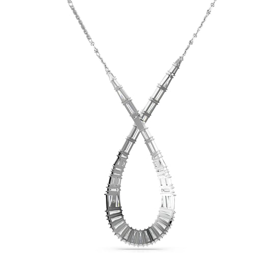 Swarovski 'Hyperbola' Damen-Halskette aus Metall - Silber 5679438 - Image 4