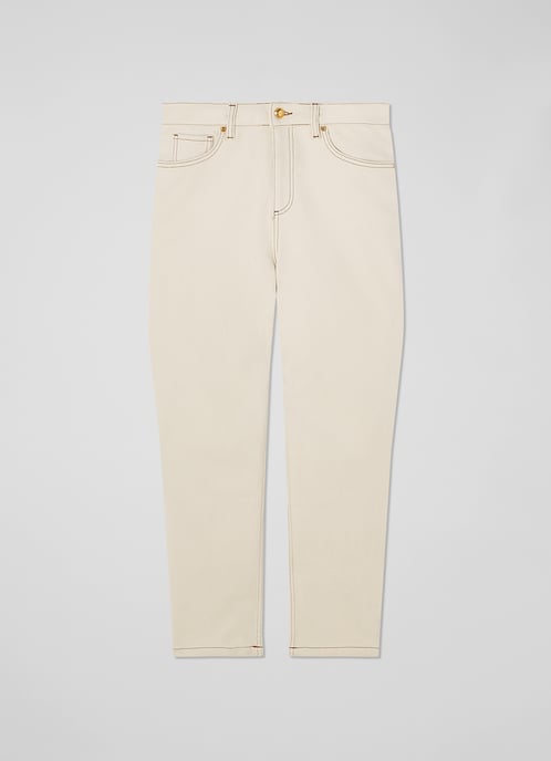 LK Bennett Allie Trousers, Ecru
