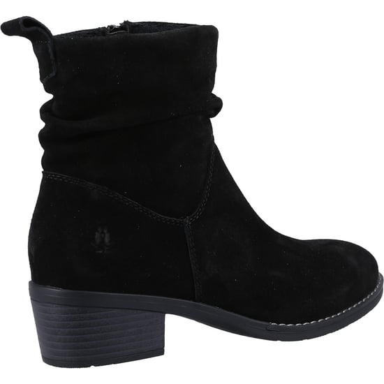 Hush Puppies Iris Wildleder Damen Schwarz Stiefel - Image 2