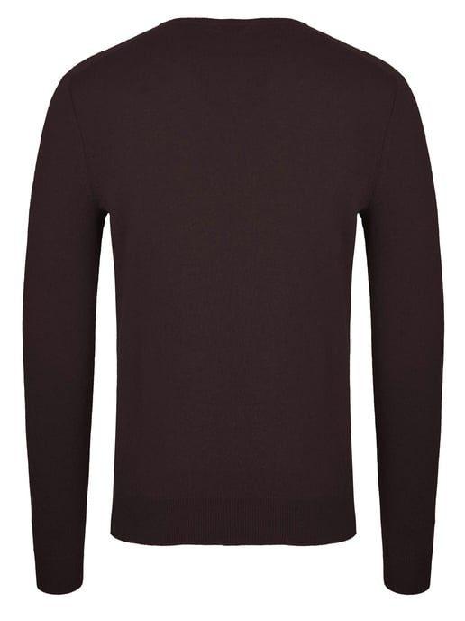 Malo Optimum Kaschmir Pullover dunkelbraun - Image 2