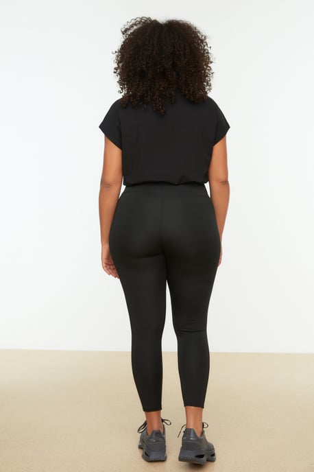Trendyol Femmes Taille haute Mince Legging de sport grande taille - Image 5