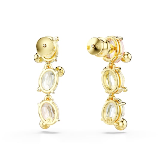 Swarovski 'Gema' Damen Ohrhänger aus vergoldetem Metall - Gold 5714815 - Image 4