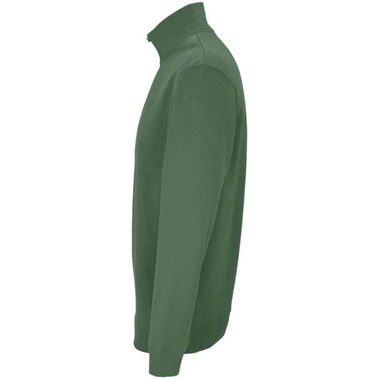 SOLS - "Conrad" Sweatshirt mit kurzem Reißverschluss für Herren/Damen Unisex (Flaschengrün) - Image 3