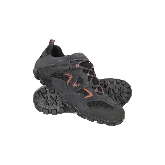 Mountain Warehouse Herren Curlews Wasserdicht Wildleder Wanderschuhe (dunkelgrau) - Image 1