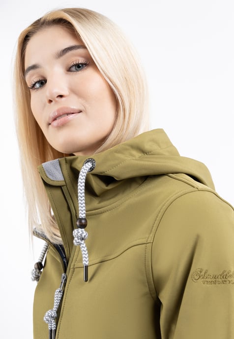Schmuddelwedda Softshelljacke Damen Oliv-271 - Image 3