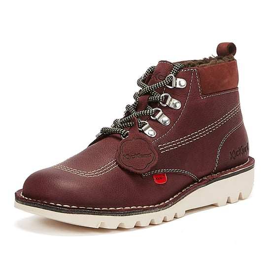 Kickers Hi Winterised Herren Burgundy Stiefel - Image 3