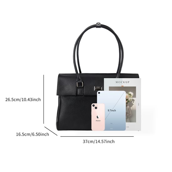 Victoria Hyde Damenhandtasche Businesstasche Reisetasche in Schwarz - Image 6