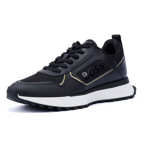 Boss Jonah Runn Herren Schwarz/Gold Turnschuhe - Image 3