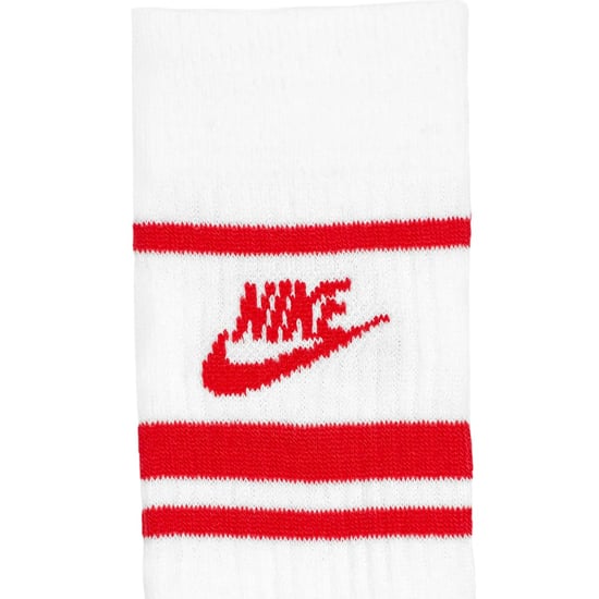 Nike DX5089 Unisex Dri-FIT Sportswear Everyday Essential Crew Socks (6 Pair) White