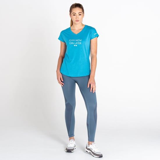 Dare 2B Womens/Ladies Moments II Barbell T-Shirt (Capri Blue)