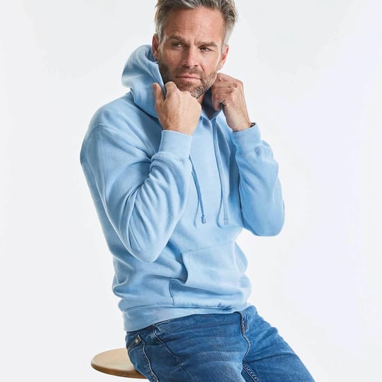 Russell Colour Kapuzenpullover / Kapuzen-Sweatshirt / Hoodie (Himmelblau) - Image 3