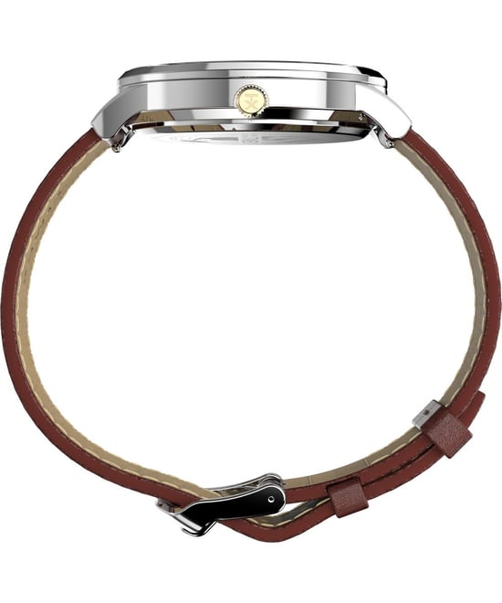 Timex Waterbury Classic Mondphasen Herrenarmbanduhr braun TW2W75600 - Image 2