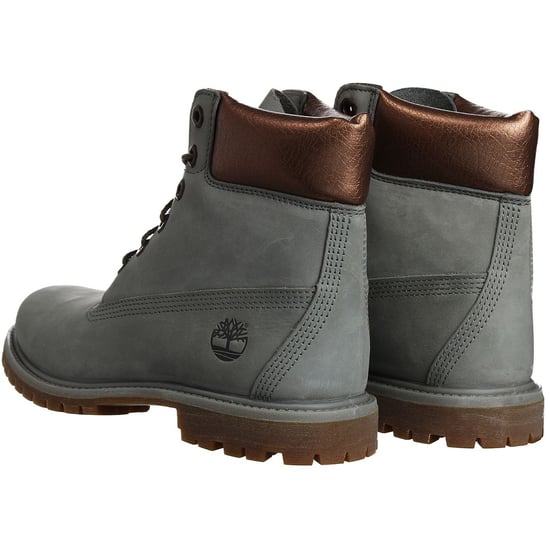 Timberland 6-Zoll Premium wasserdichte Damenstiefel in Grau - Image 3
