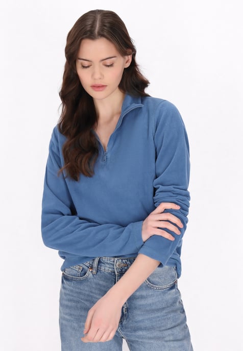 Mymo Fleecepullover Damen blau - Image 2