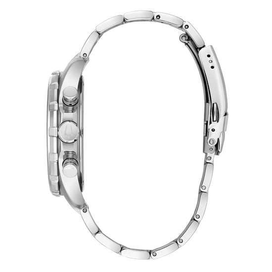 Bulova Marine Star Herren Silber Uhr 96B256 - Image 2