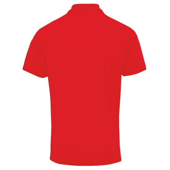 Premier Mens Coolchecker Pique Kurzarm-Polo T-Shirt (Rot) - Image 2