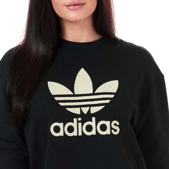 Sweat Premium Crew adidas Originals Pour Femme en Noir - Image 6