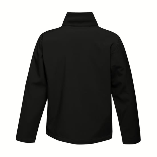 Regatta Standout Herren Softshelljacke Ablaze bedruckbar (Schwarz/Schwarz) - Image 2