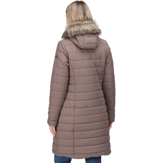 Regatta Womens Fritha Insulated Quilted Parka Coat Jacket