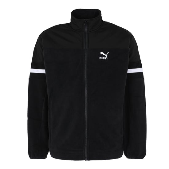 Puma Mens XTG Woven Jacket Winterized Fleece Track Top Black 595889 01