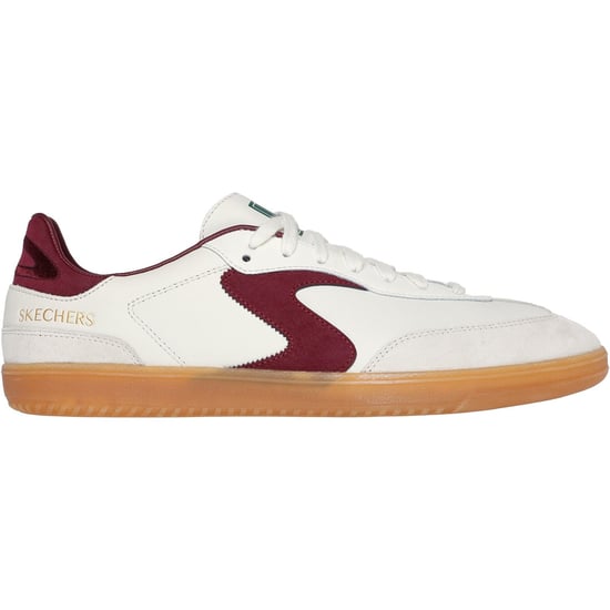 Skechers Hotshot Pyke synthetische Herren Sneaker in Natur/Burgunder - Image 5