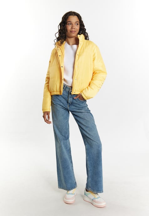 Mymo Leicht wattierte Blousonjacke Damen Höllengelb - Image 2