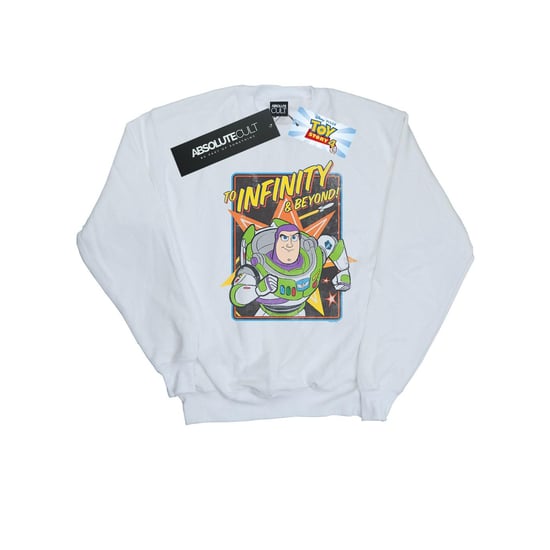Disney Herren Toy Story 4 Buzz bis zur Unendlichkeit Sweatshirt (weiß) - Image 1