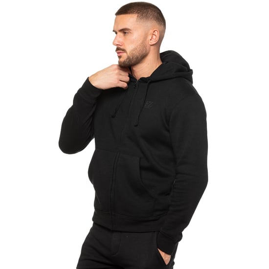 Enzo | Herren Zip Hoodie - Schwarz - Image 2