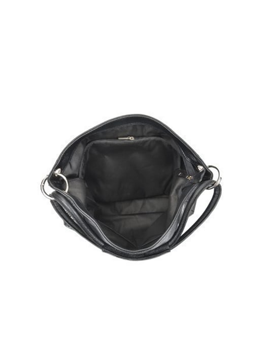Anna Luchini SS22 AL 1071 Noir Cuir de vachette Sac - Image 3