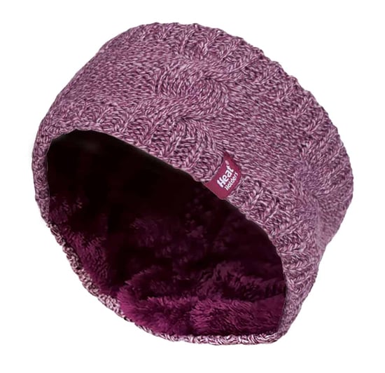 Damen Kabel gestrickt Fleece gefüttert Thermal Winter Ohrwärmer Stirnband - Image 1