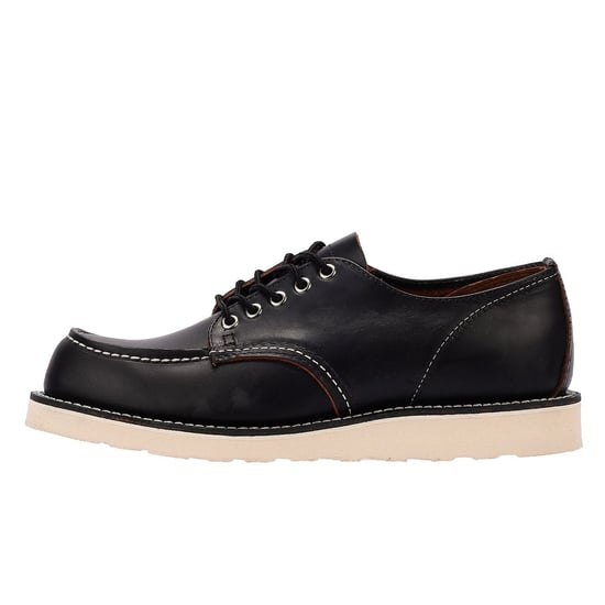 Red Wing Shoes Shop Moc Oxford 8092 Herren Schwarz Prärie Schuhe - Image 5