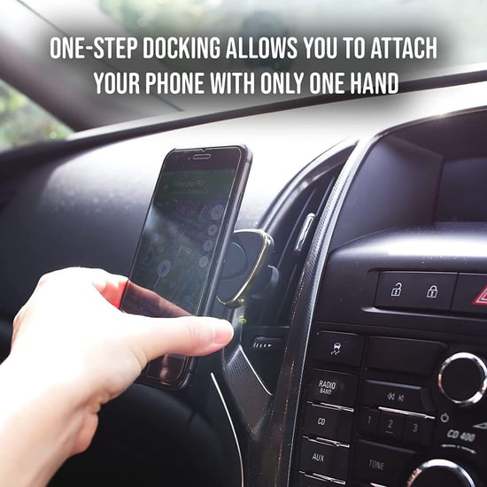 Aquarius Triangle Magnetic Car Holders Compatible with all smartphone, Silver