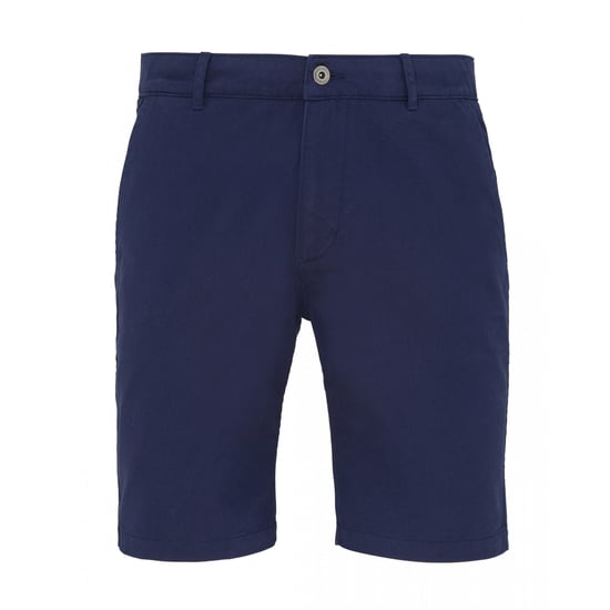 Asquith & Fox Herren Casual Chino Shorts (Marine) - Image 1