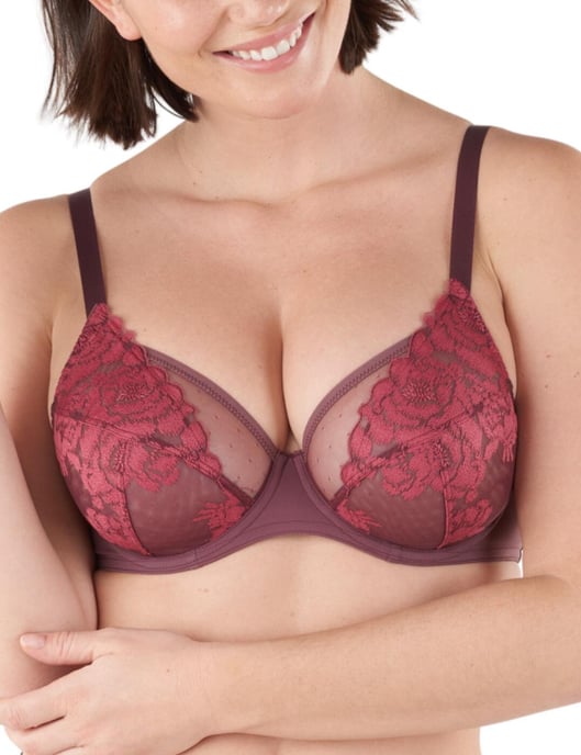 Maison Lejaby Fleur Ikat Underwired Plunge Bra