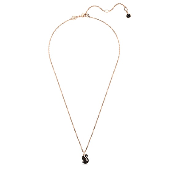 Swarovski 'Swan' Damen-Halskette aus vergoldetem Metall - Rosé 5678046 - Image 3