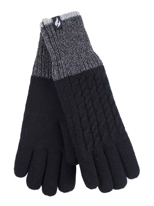 Heat Holders - Damen Thermohandschuhe für den Winter im Kisdon Style - Schwarz - Image 1
