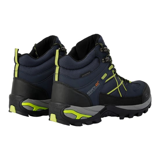 Regatta - Herren Wanderstiefel "Samaris III" (Marineblau/Leuchtend Limone) - Image 2