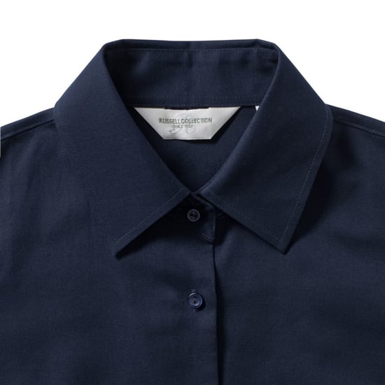 Russell Collection - Bluse mit kurzen Ärmeln - Damen (Marineblau) - Image 5
