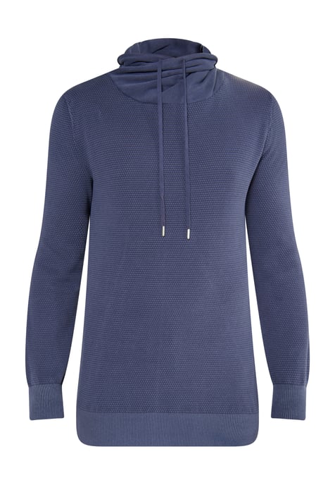 Mo Strick Pullover Herren Marine - Image 1