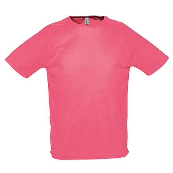 SOLS - "Sporty" T-Shirt für Herren Raglanärmel (Neon-Koralle) - Image 1