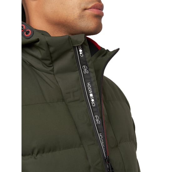 Crosshatch - "Kampnew" Jacke für Herren (Dunkel-Olive) - Image 3