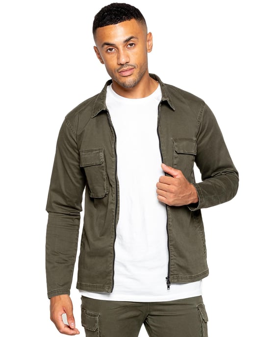 Enzo | Herren Cargo Überhemd Jacke - Image 1