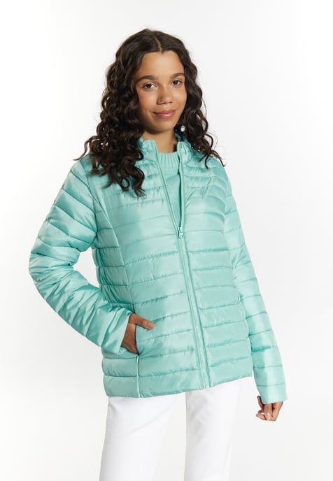 Mymo Leicht wattierte Jacke Damen Lagune Minze - Image 3