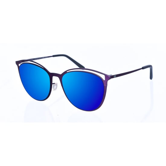 Clarinha women's oval-shaped metal sunglasses