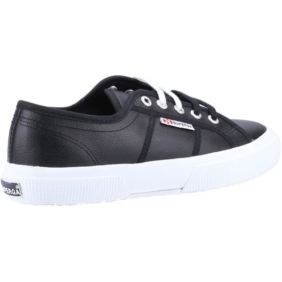 Superga 2750 Leather Herren Schwarz/Weiß Turnschuhe - Image 2