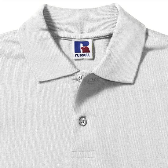 Russell Herren Polo-Shirt, Kurzarm (Weiß) - Image 2