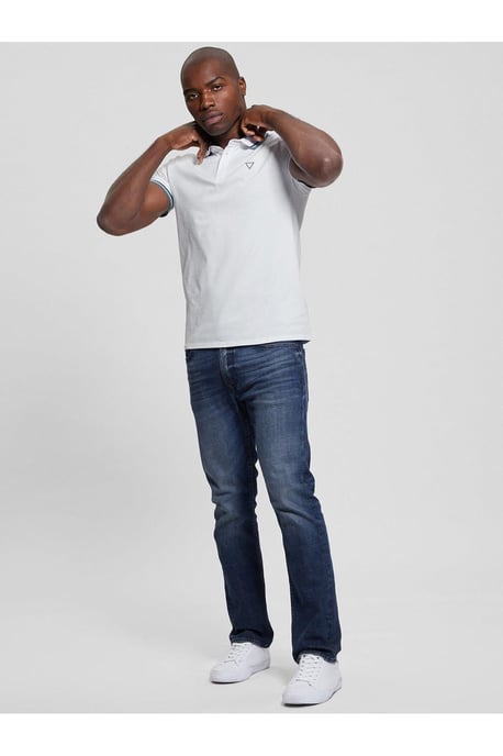 Sport Piqué Polo Weiß - Image 5
