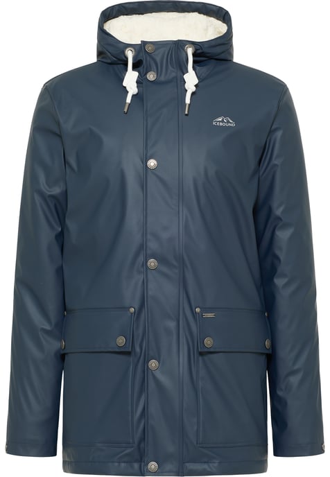 ICEBOUND Regenjacke mit Teddyfutter Herren Marine - Image 1