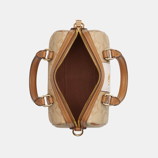 Mini Rowan Crossbody in Signature Canvas with Leather Stripe Bag