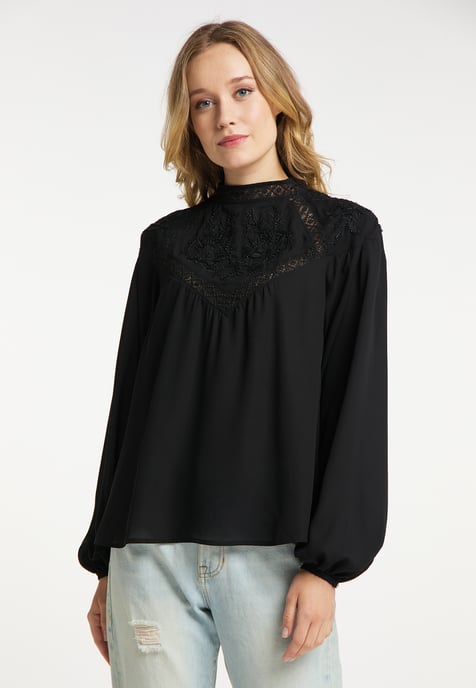 Dreimaster Tunika Damen schwarz - Image 3